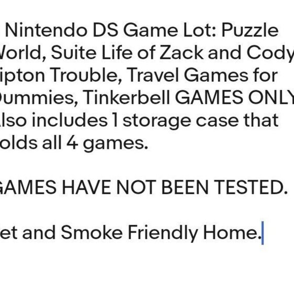 Nintendo Video Games & Consoles Nintendo Ds 4 Game Lot Travel